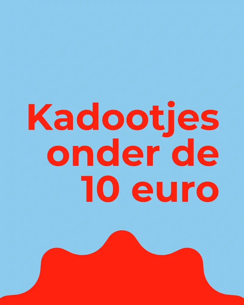 Tekstafbeelding 'Kadootjes onder de 10 euro' – link naar cadeau blogs onder 10 euro
